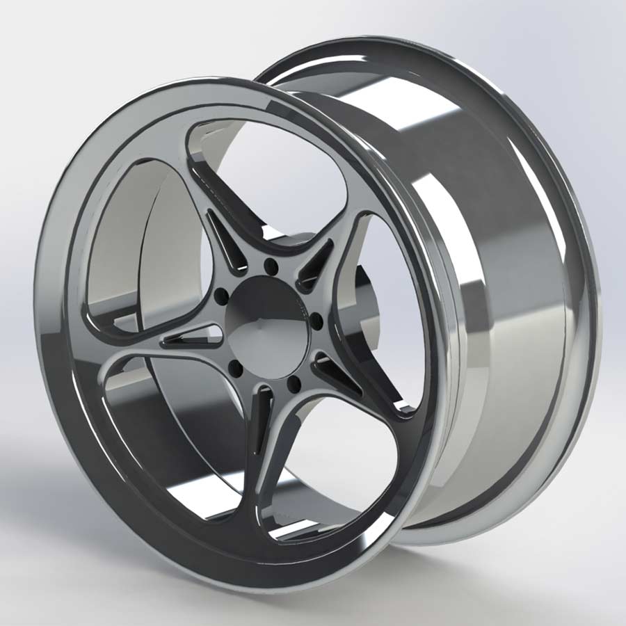 design industriale - cerchione auto lega alluminio